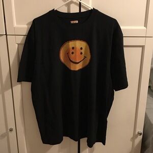 Kapital Black T-Shirt Smiley Face XL